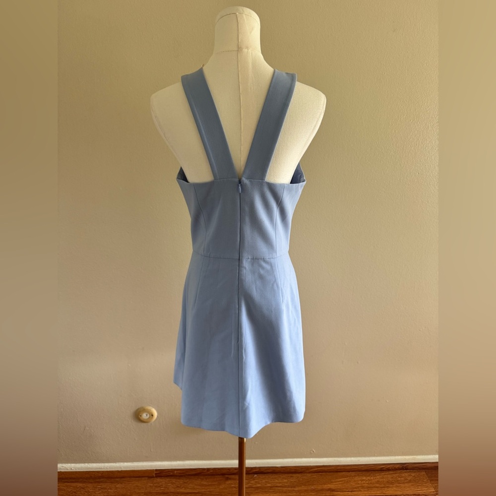 French Connection Sleeveless Pastel Blue Mini Dress - Picture 4 of 5